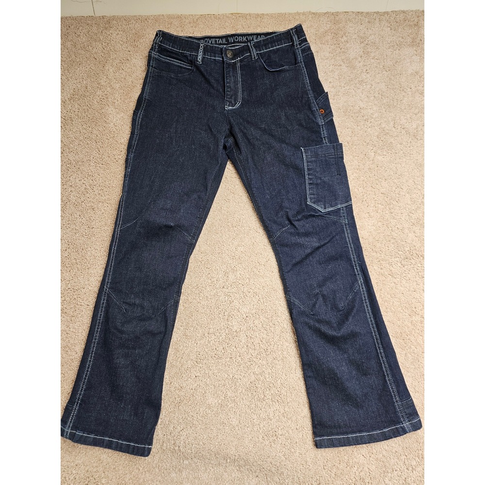 Dovetail Workwear DX Bootcut Jeans Dark Indigo Cordura Denim 14x30